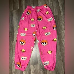 pink rugrats sweatpants size small